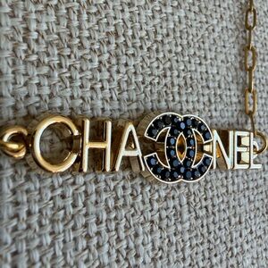 Upcycled zipper pull Gold and Black Necklace